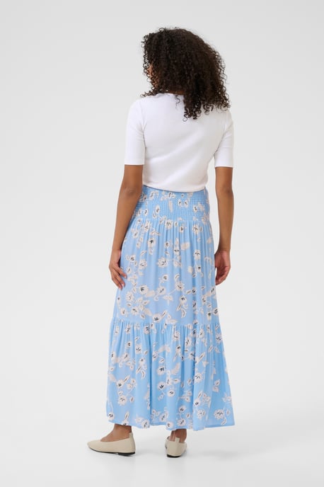 Rock A-shape Vista Blue W. Chalk Flowers blue white - Image 2