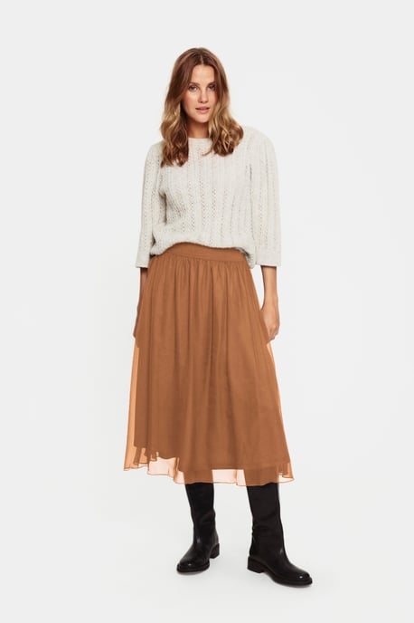 Rock Casual fit Café au Lait beige - Image 1