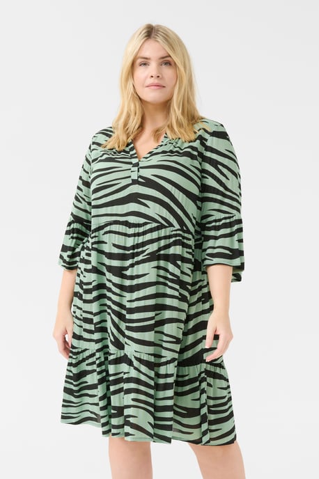Kleid A-shape black green - Image 3