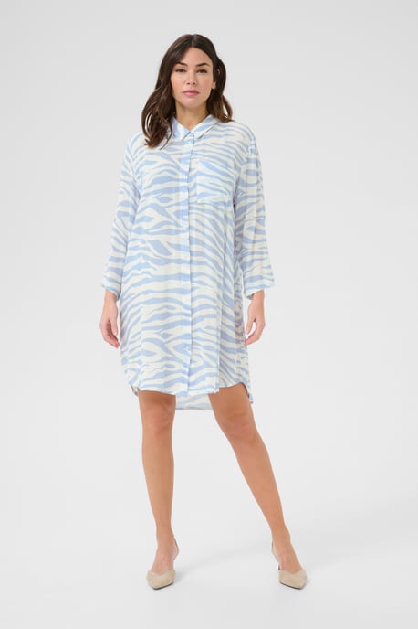 Langarm - Hemd Loose fit Soft Chambray / Chalk Graphic light blue - Image 1