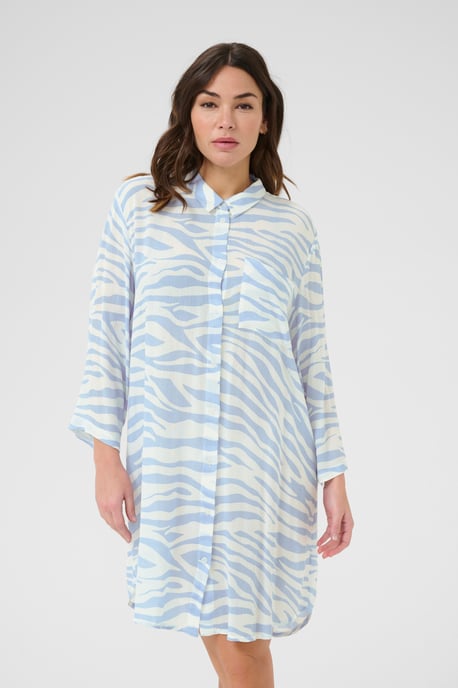 Langarm - Hemd Loose fit Soft Chambray / Chalk Graphic light blue - Image 3