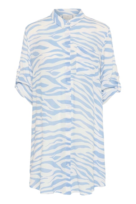 Langarm - Hemd Loose fit Soft Chambray / Chalk Graphic light blue - Image 4