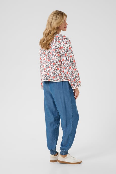 Jacke Baggy fit Porcelain Rose Flower multicolour - Image 2