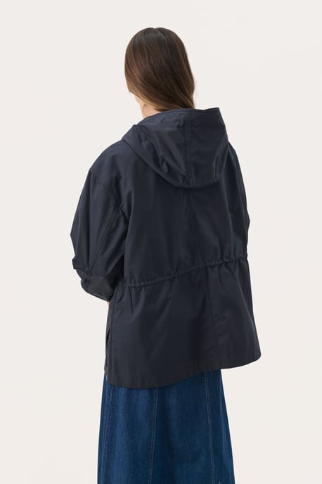 Jacke Gerade Passform Dark Navy - Image 4