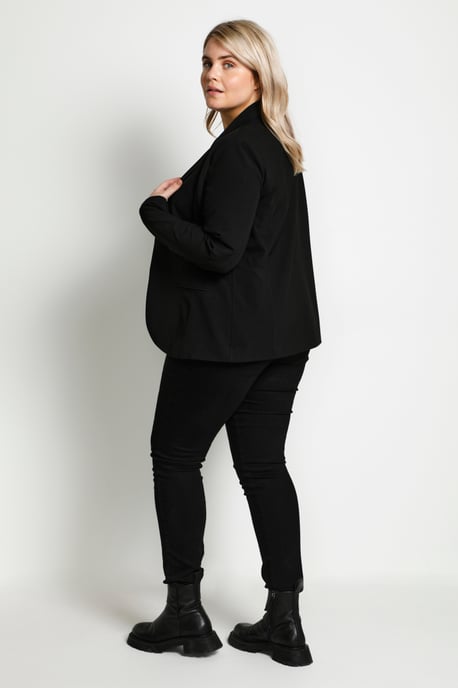 Blazer Figurbetont Schwarz Tief black - Image 5