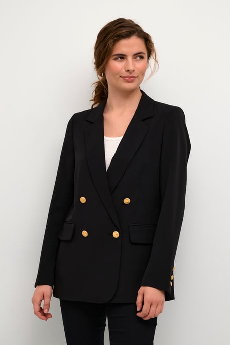 Blazer in taillierter Passform Schwarz black - Image 4