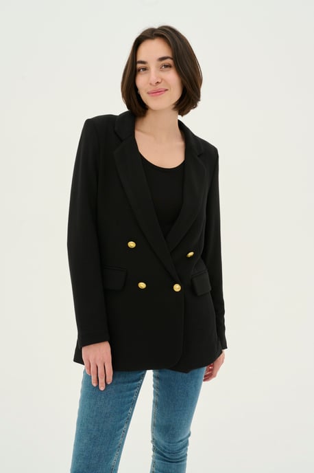 Blazer in taillierter Passform Schwarz black - Image 5