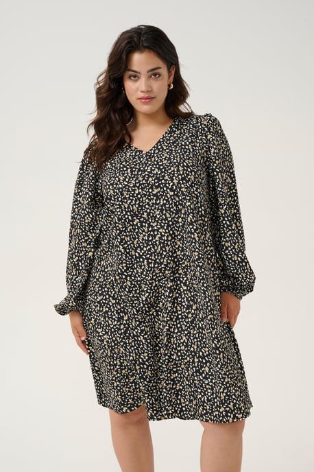 Kleid A-shape black multi - Image 3