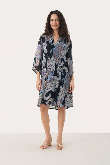 Kleid Gerade Passform navy - Image 1