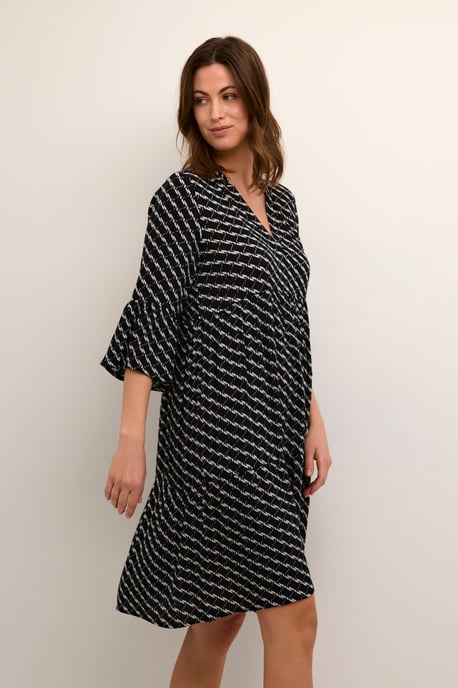 Kleid A-shape black white - Image 2