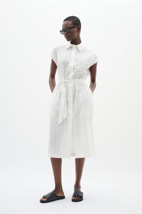 Kleid Lockere Passform white - Image 4