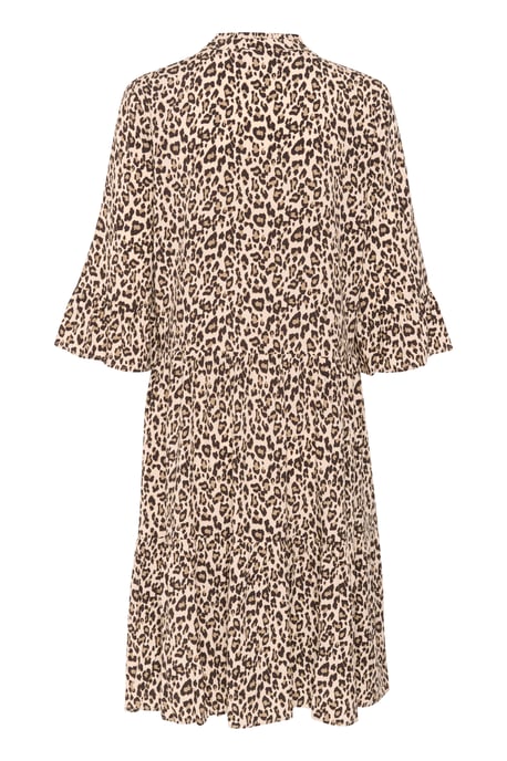 Kleid Casual fit Creme Leopard Strokes animal - Image 5