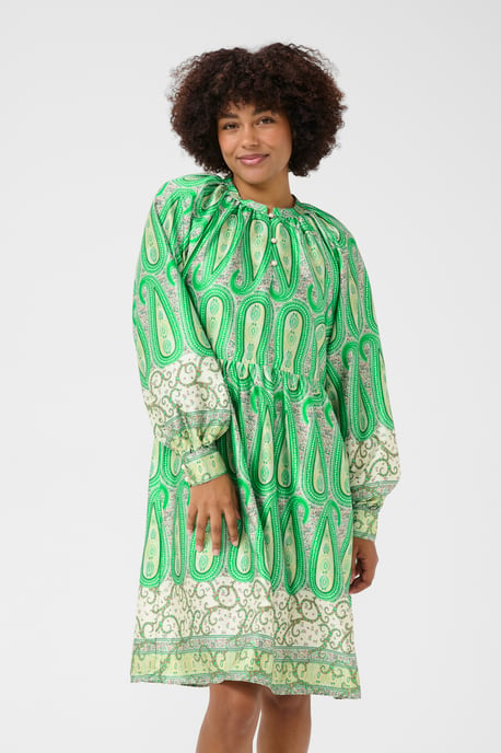 Kleid Feminine Green Paisley Border multicolour - Image 5