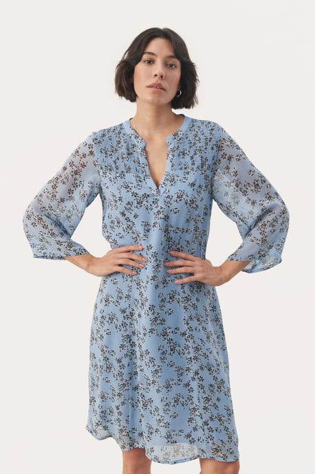Kleid Gerade Passform blue - Image 3