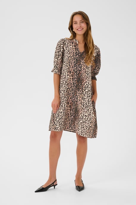Kleid mit entspannter Passform animal - Image 1