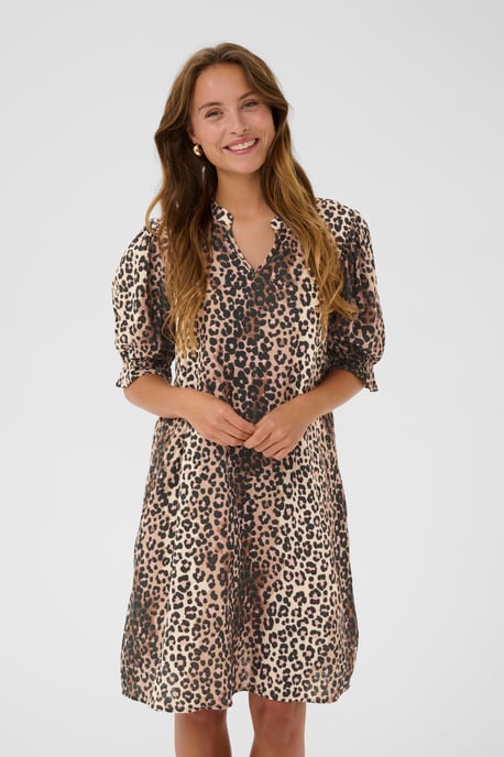 Kleid mit entspannter Passform animal - Image 3
