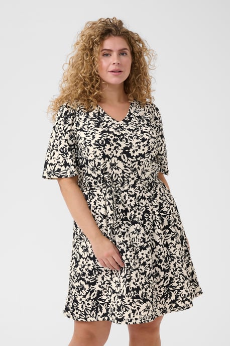 Kleid Regular fit black white - Image 3
