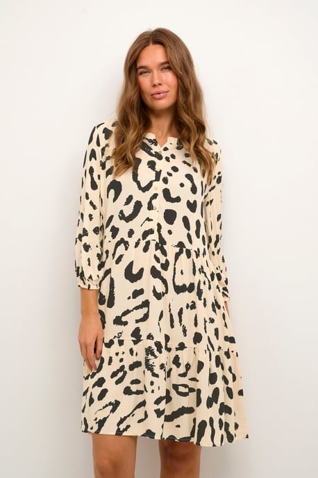 Kleid Loose fit black offwhite - Image 2