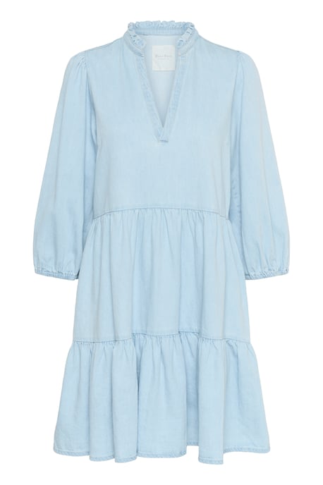 Langarm - Hemd A-shape Whiteish Blue denim - Image 4