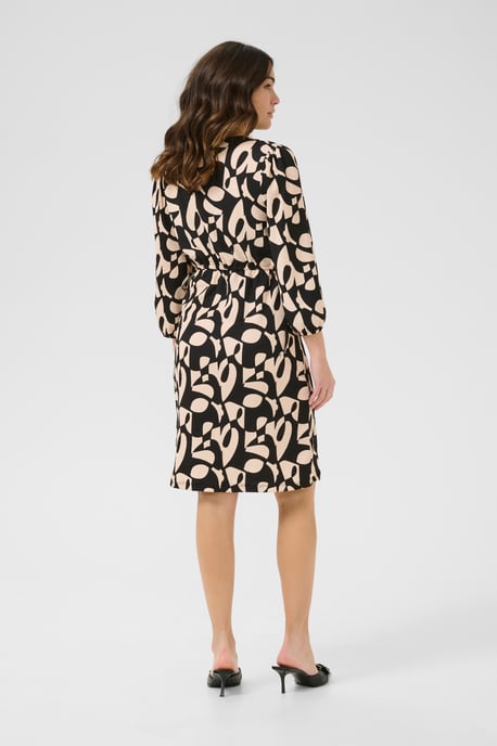 Kleid Regular fit black offwhite - Image 2