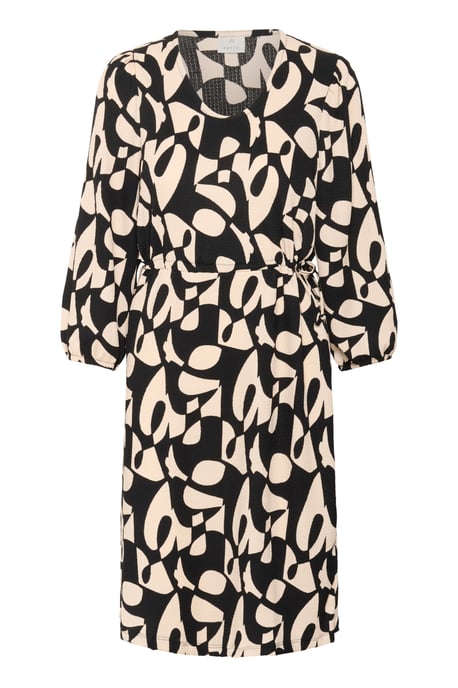Kleid Regular fit black offwhite - Image 4