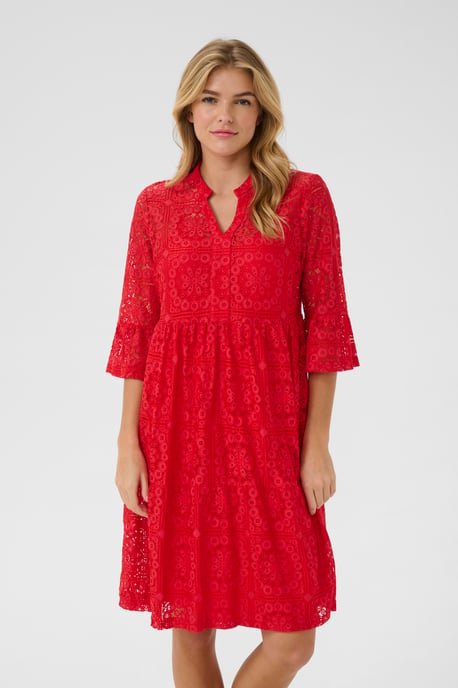A-Linienkleid Hohe Risiko Rot - Image 3