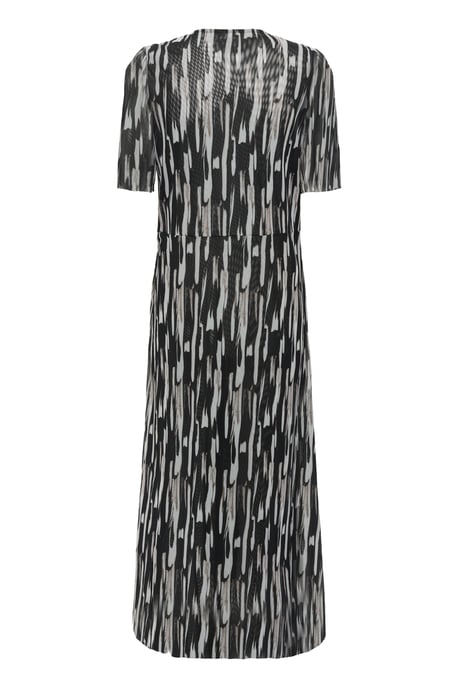 Jerseykleid Gerade Passform Black Stroke Print black - Image 5