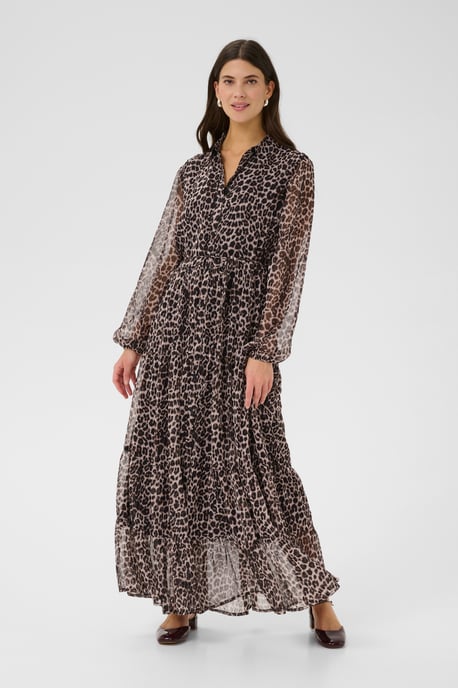 Kleid A-shape Natrual Animal Spots leopard - Image 3