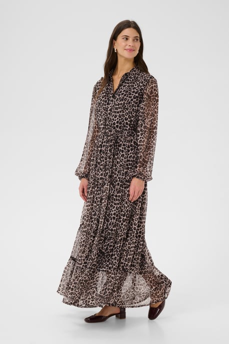 Kleid A-shape Natrual Animal Spots leopard - Image 4
