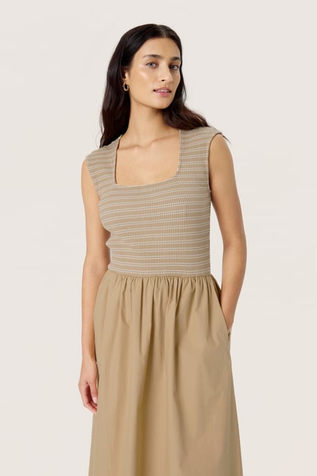 Jerseykleid Feminine Form beige - Image 3
