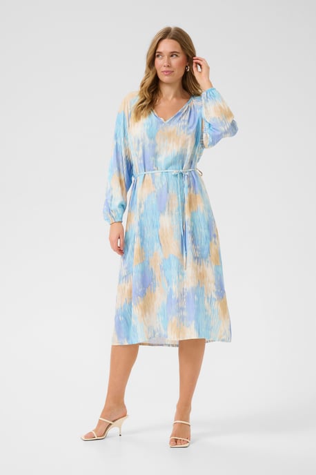 Kleid Regular fit Blue Watercolor blue multi - Image 1