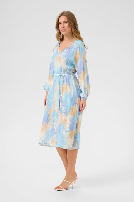 Kleid Regular fit Blue Watercolor blue multi - Image 2