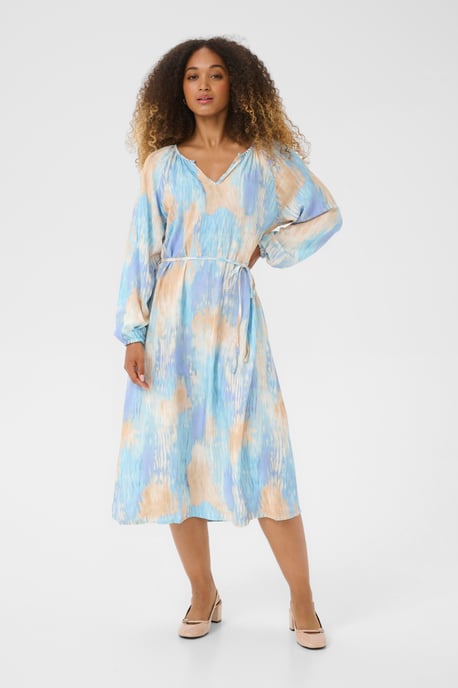 Kleid Regular fit Blue Watercolor blue multi - Image 3