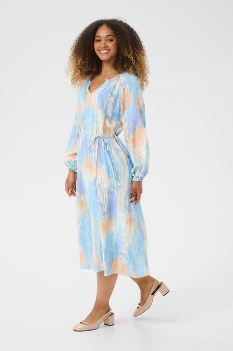 Kleid Regular fit Blue Watercolor blue multi - Image 4