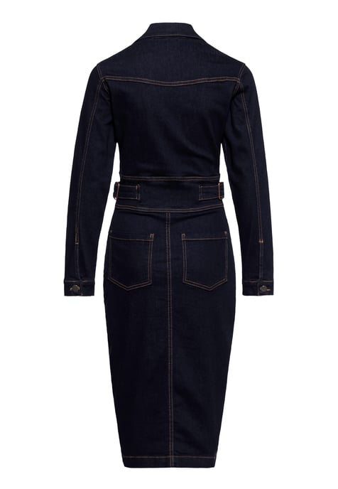 Queen Kerosin Damen Workwear Bleistiftkleid Denim - Image 2