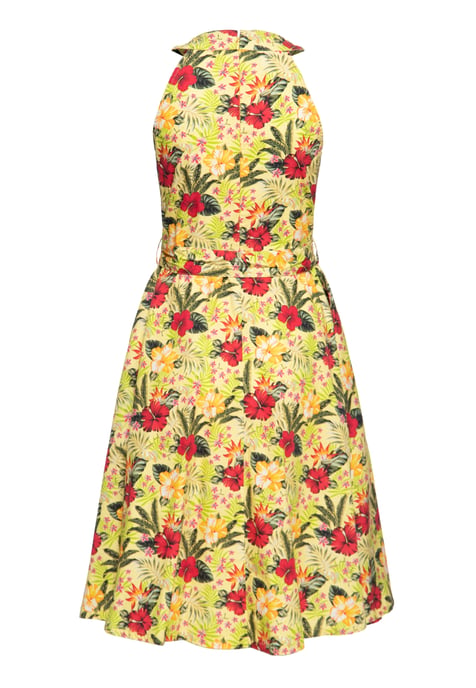 Queen Kerosin Damen Swing Kleid gelb - Image 2