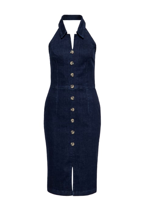Queen Kerosin Damen Etuikleid Denim - Image 1