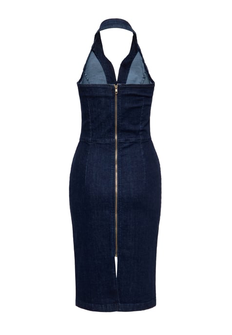 Queen Kerosin Damen Etuikleid Denim - Image 2