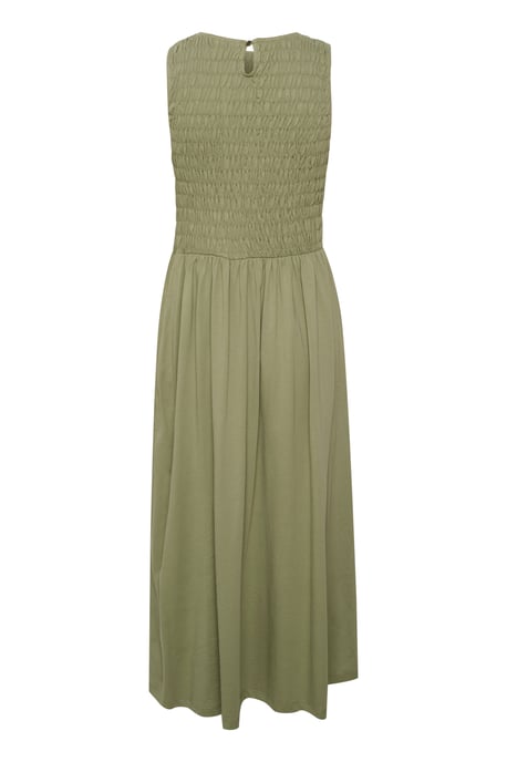 Jersey-Kleid A-Form Ölgrün - Image 5