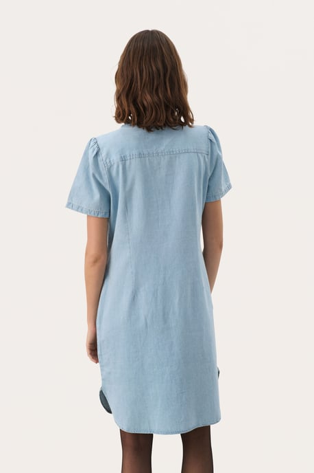 Kleid Gerade Passform blue - Image 3