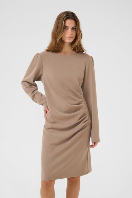 Jerseykleid Feminine beige - Image 3