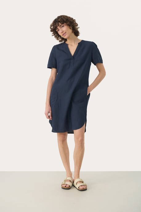 Kleid Gerade Passform blue navy - Image 2