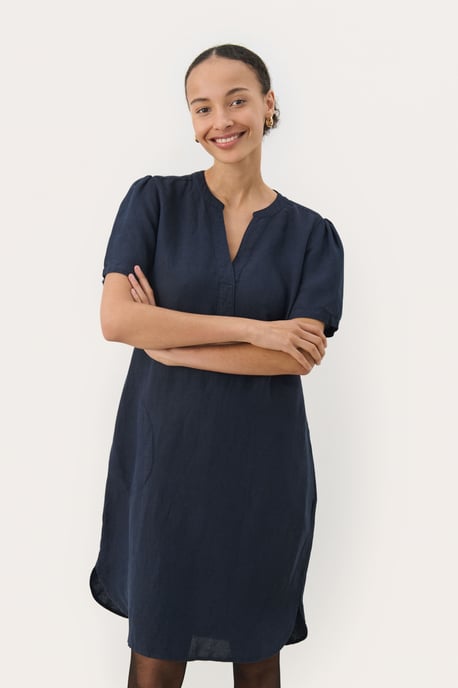 Kleid Gerade Passform blue navy - Image 3