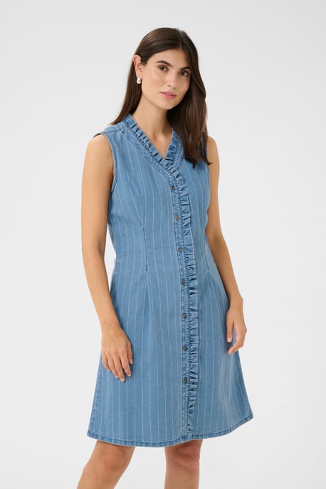 Denimkleid Fitted blue - Image 3