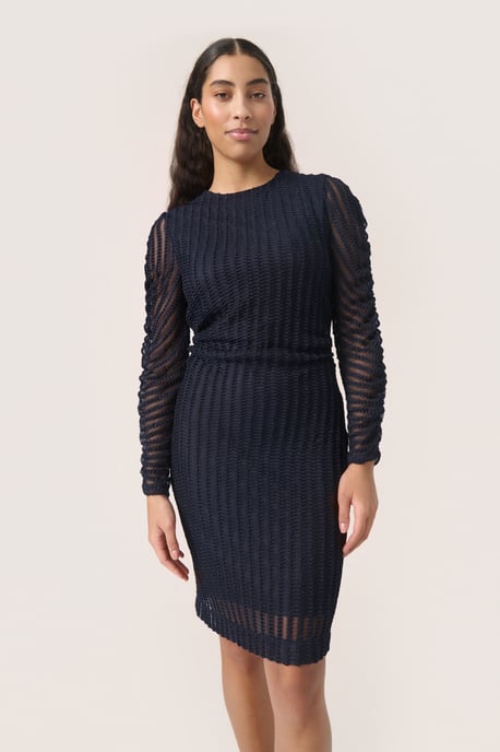 Jerseykleid Slim fit dark blue - Image 2