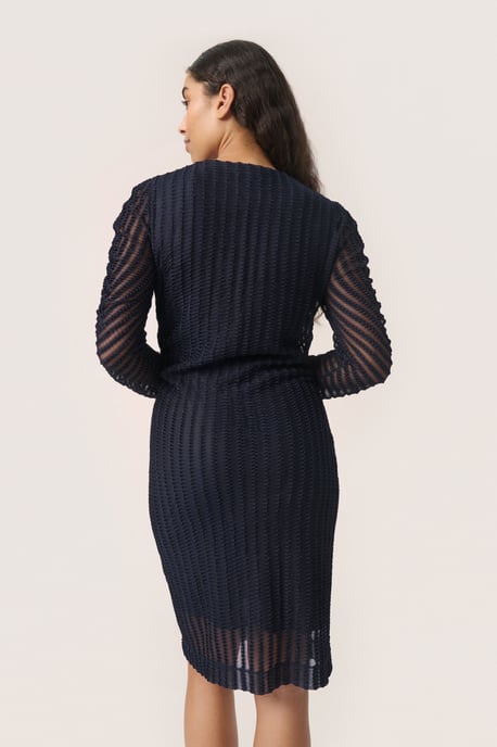 Jerseykleid Slim fit dark blue - Image 3