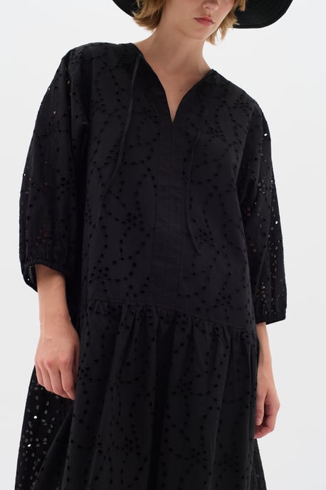 Kleid Lockere Passform black - Image 5