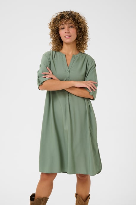 Kleid Gerade geschnitten Lorbeerkranz light green - Image 3