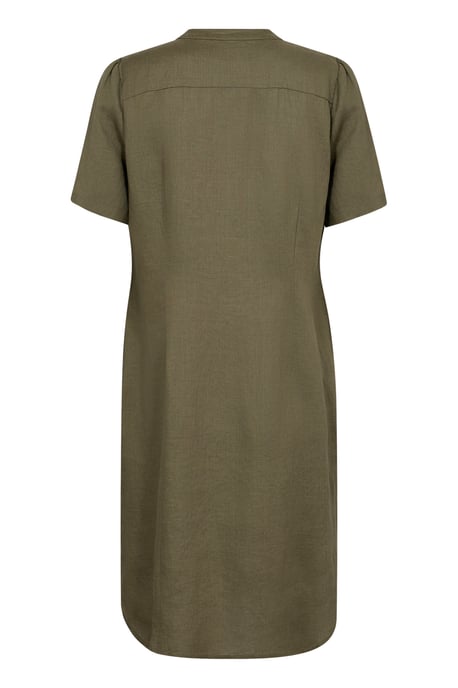 Kleid Gerade Passform olive - Image 5