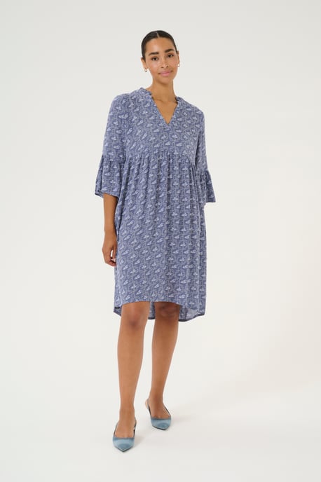 Kleid A-shape blue white - Image 2